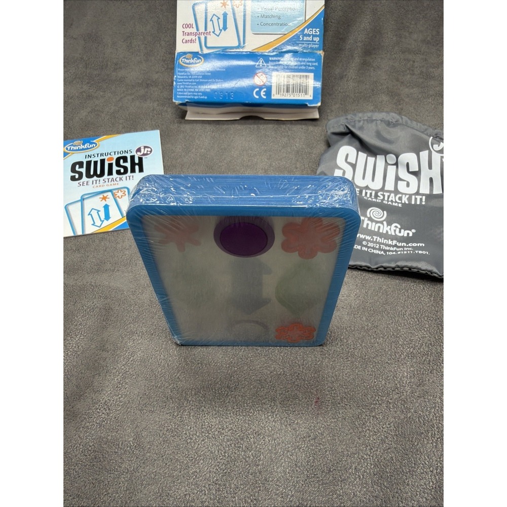 SWISH Jr. See It! Stack It Card Game ThinkFun NEW OPEN BOX - Picture 3 of 7